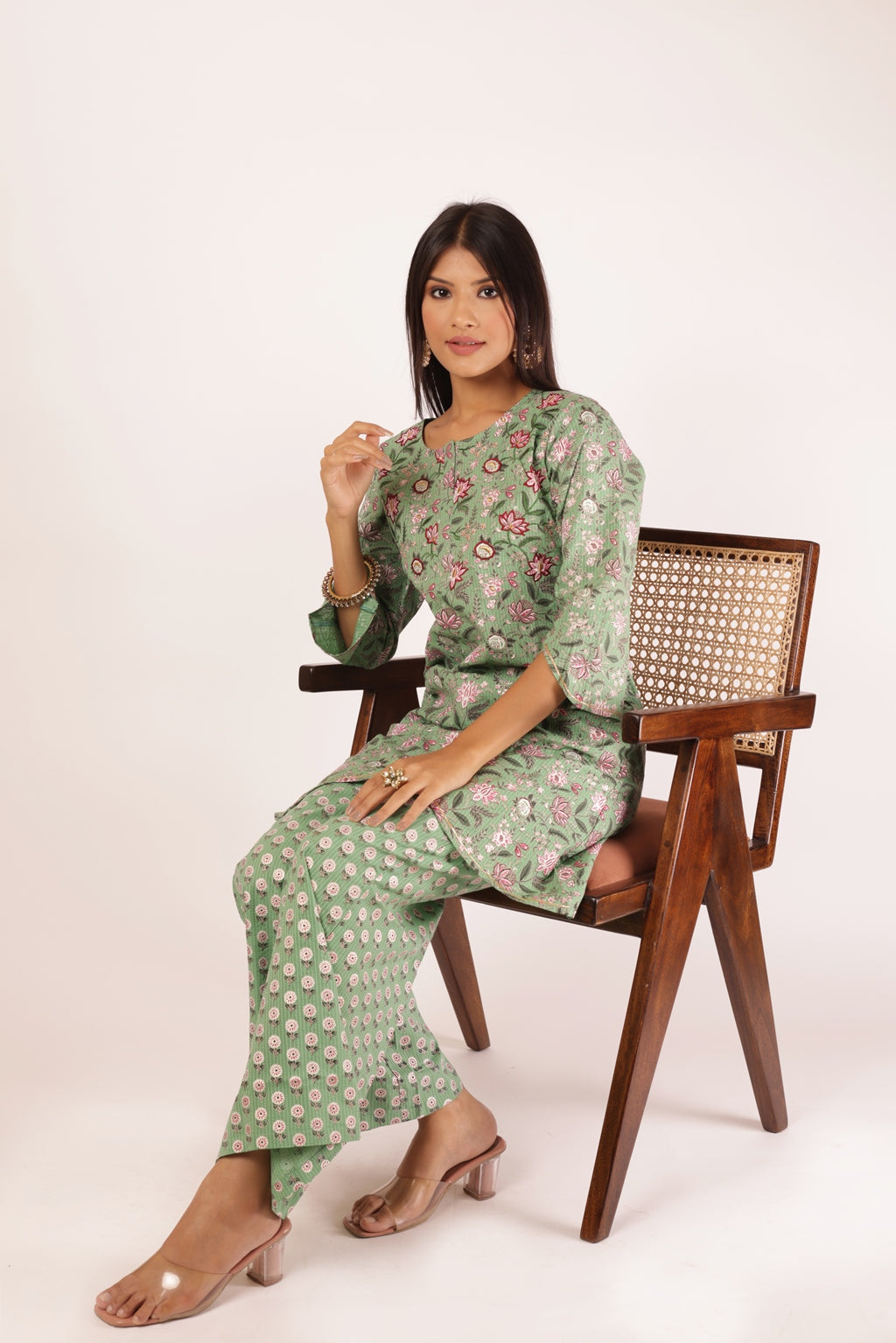 ANOKHI KURTA SET - GREEN