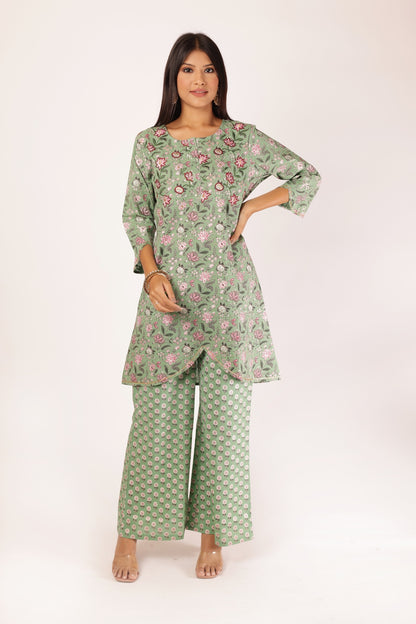 ANOKHI KURTA SET - GREEN