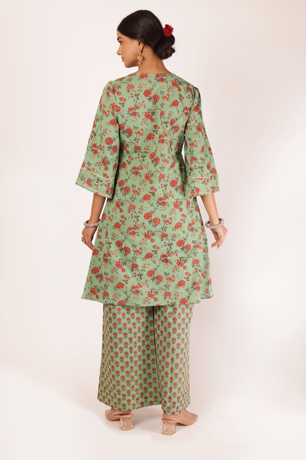 ANUSA KURTA SET - GREEN