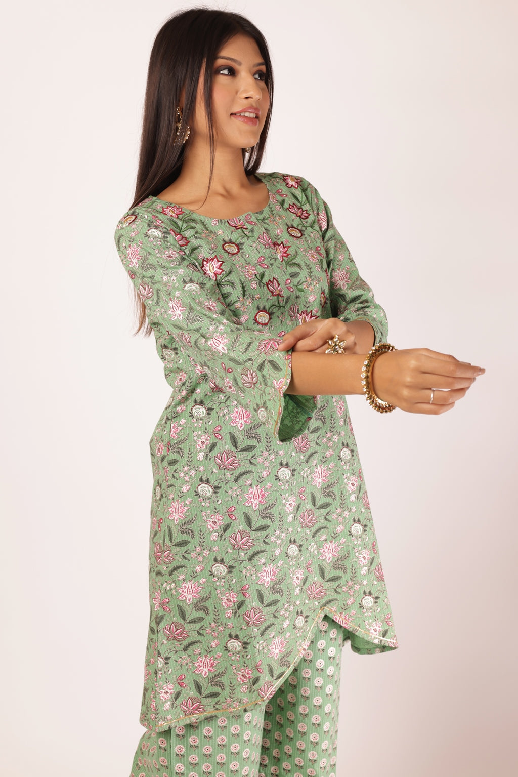 ANOKHI KURTA SET - GREEN