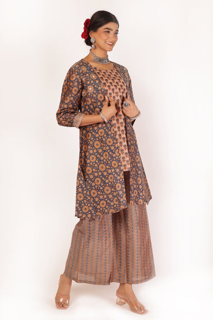 GAURI KURTA SET - BLUE