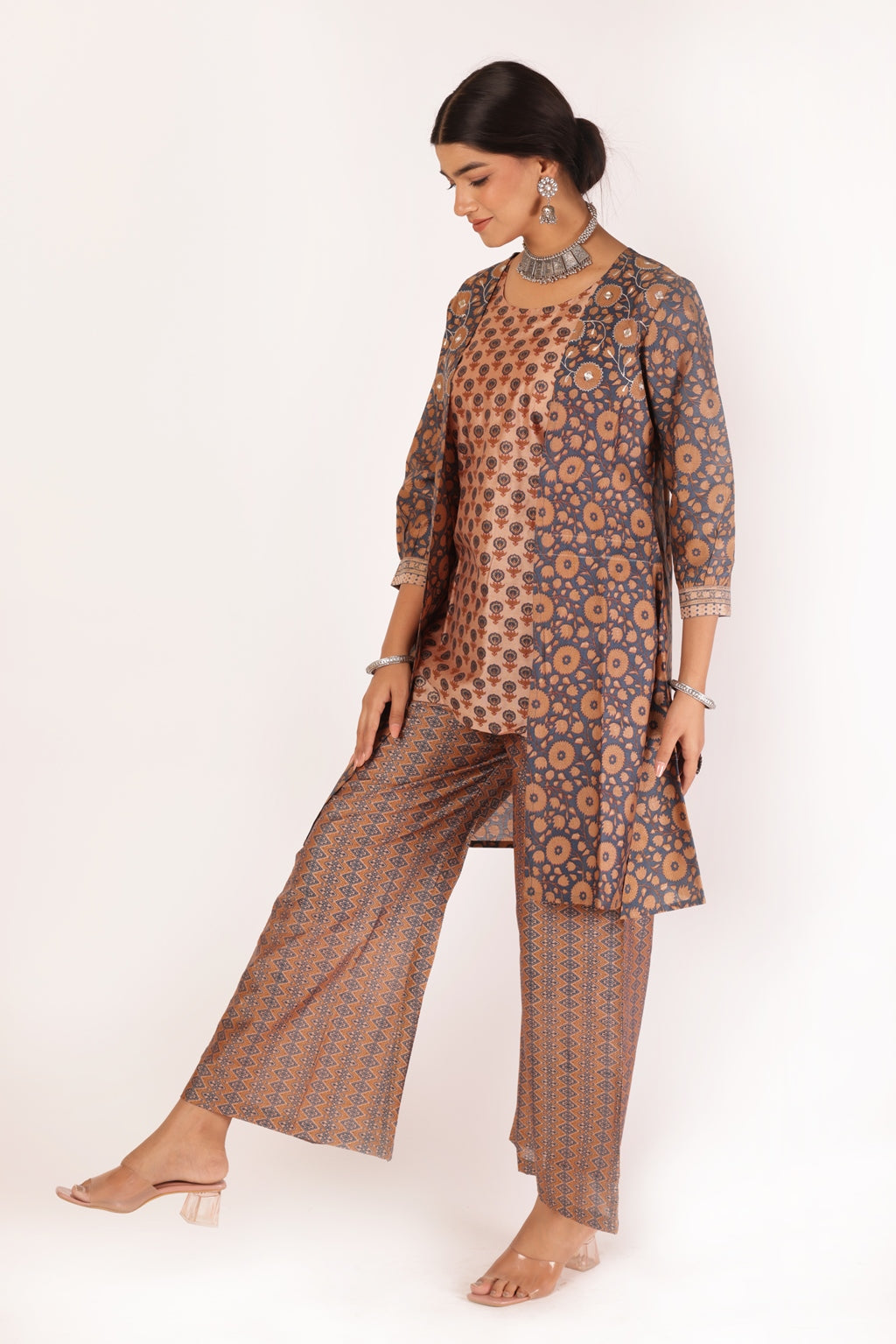 GAURI KURTA SET - BLUE