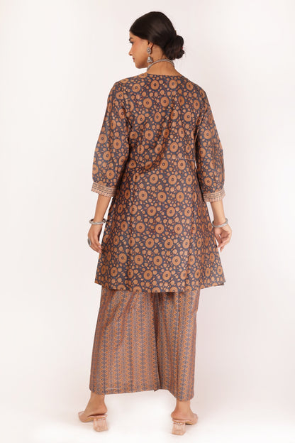 GAURI KURTA SET - BLUE