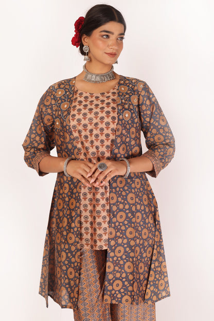 GAURI KURTA SET - BLUE