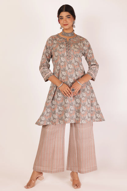 AKSHI KURTA SET - GREY