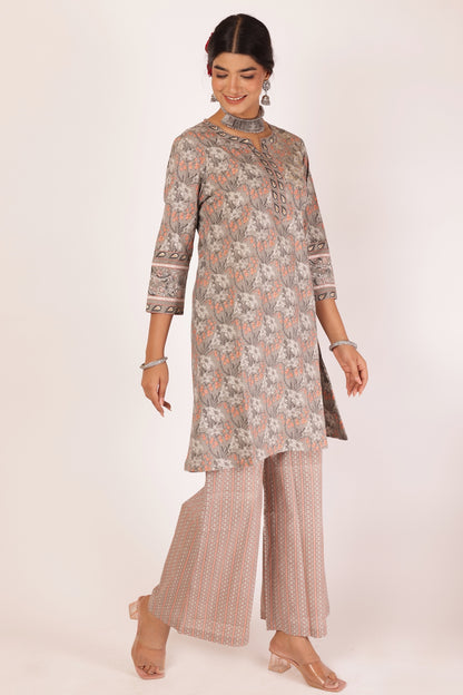 AKSHI KURTA SET - GREY