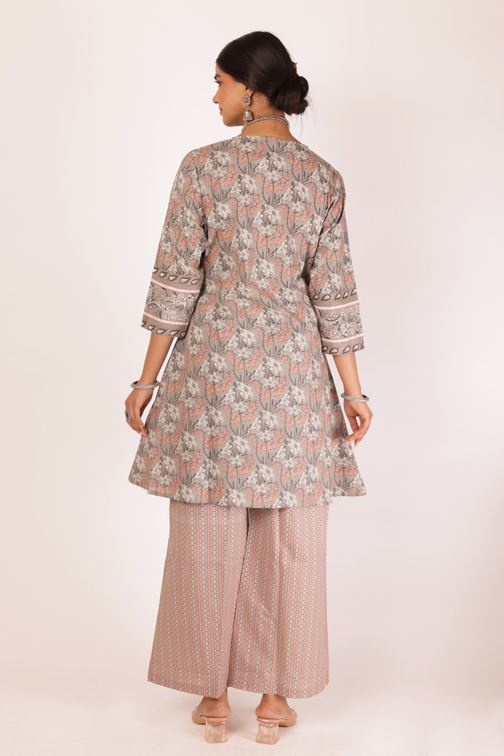 AKSHI KURTA SET - GREY