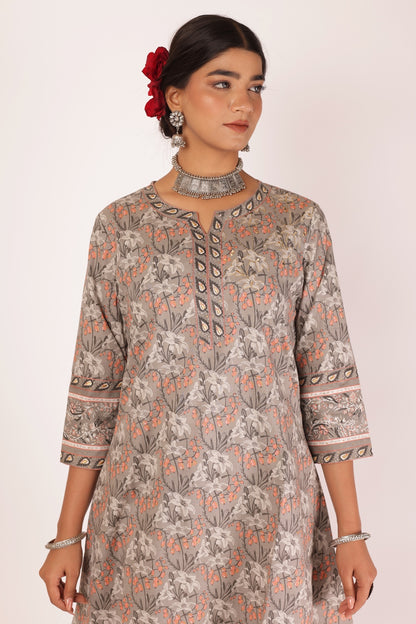 AKSHI KURTA SET - GREY