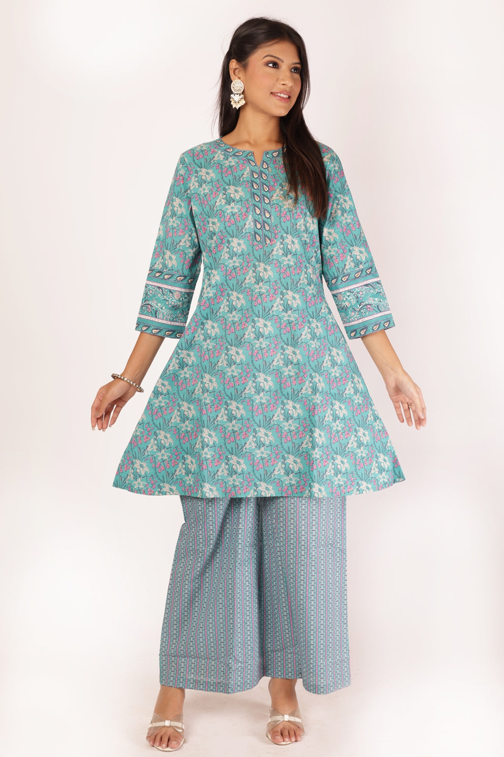 AKSHI KURTA SET - BLUE