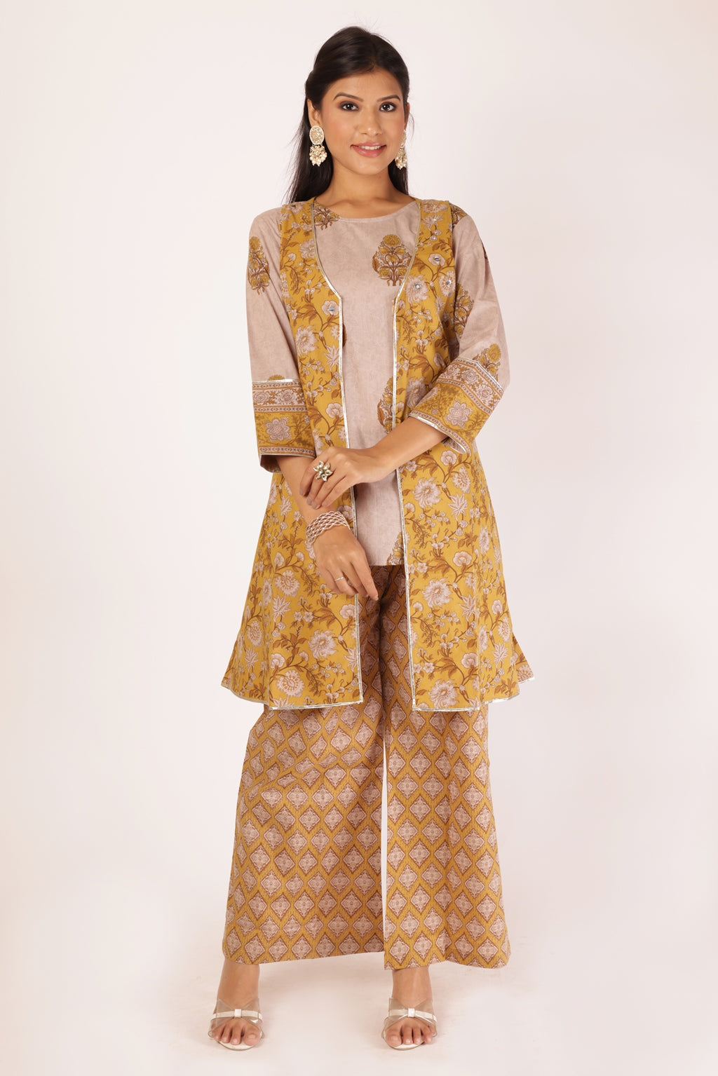 IRA KURTA SET - YELLOW