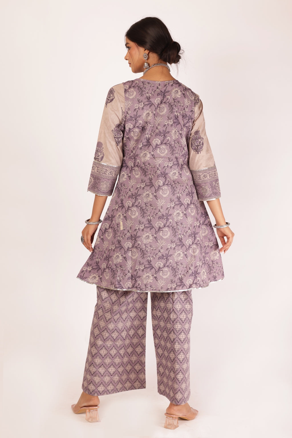 IRA KURTA SET - PURPLE