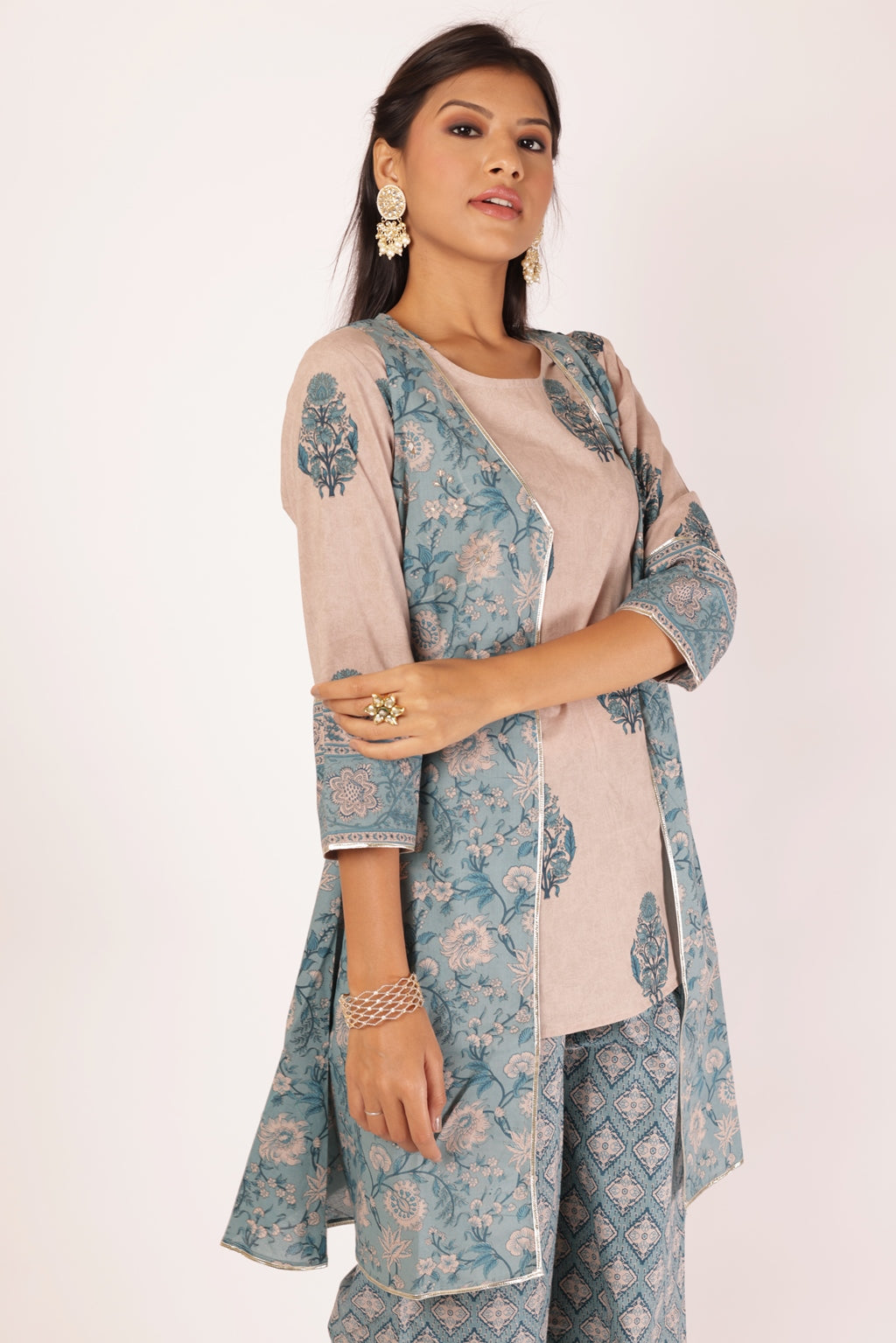 IRA KURTA SET - BLUE