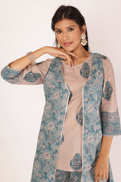 IRA KURTA SET - BLUE