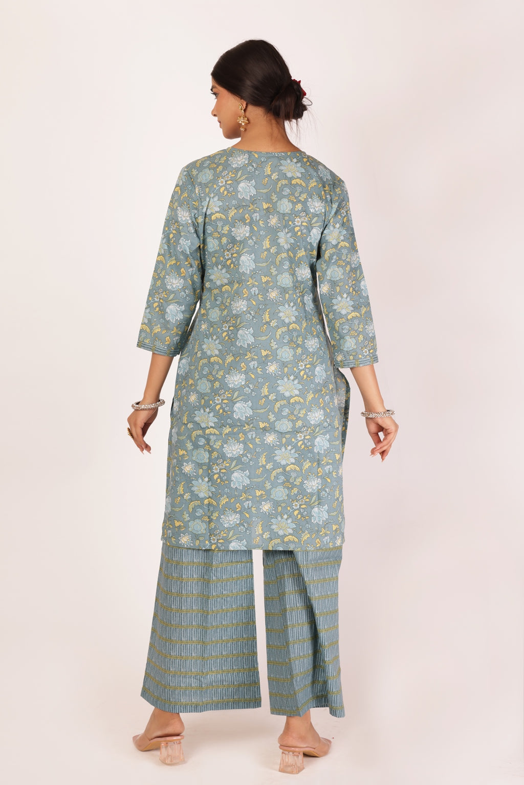 REVATI KURTA SET - BLUE