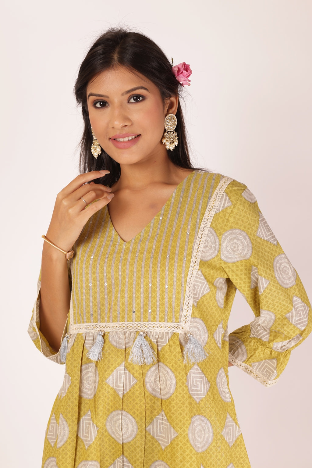 PURVA CO-ORDS SET - YELLOW