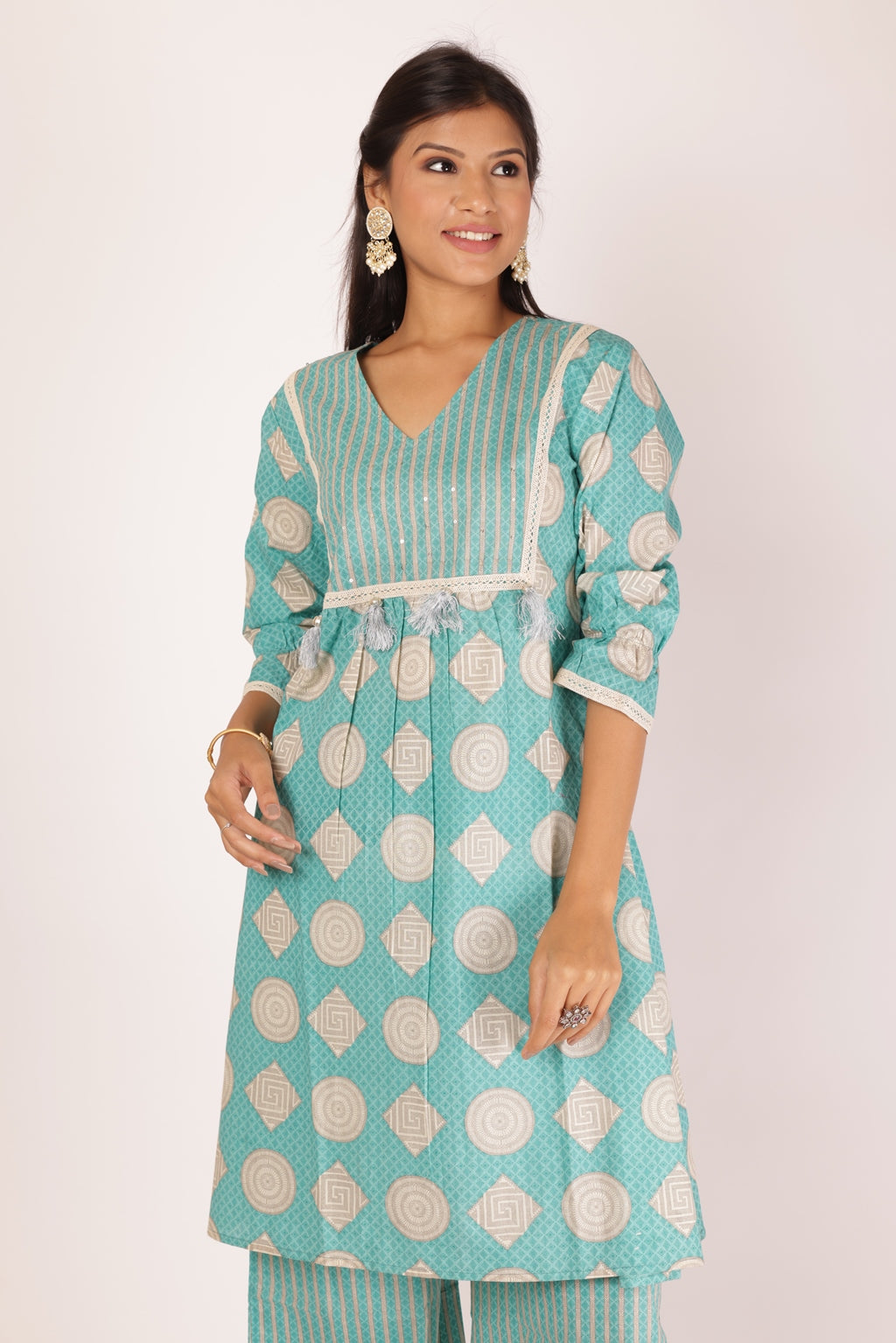 PURVA CO-ORDS SET - BLUE