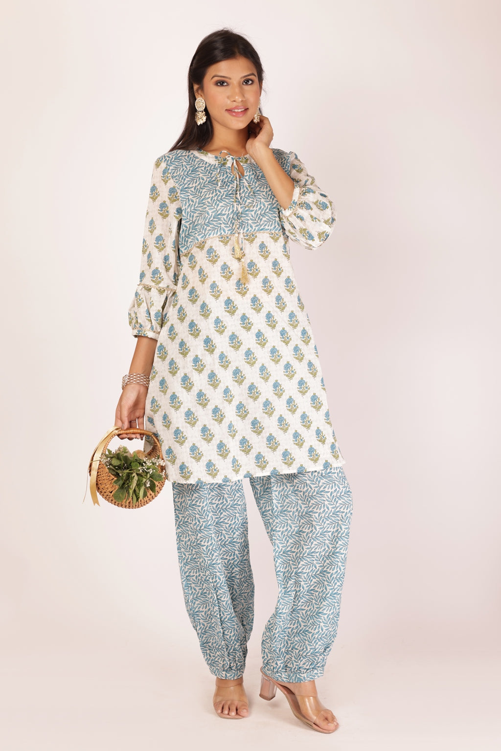 UTTARA CO-ORDS SET - BLUE