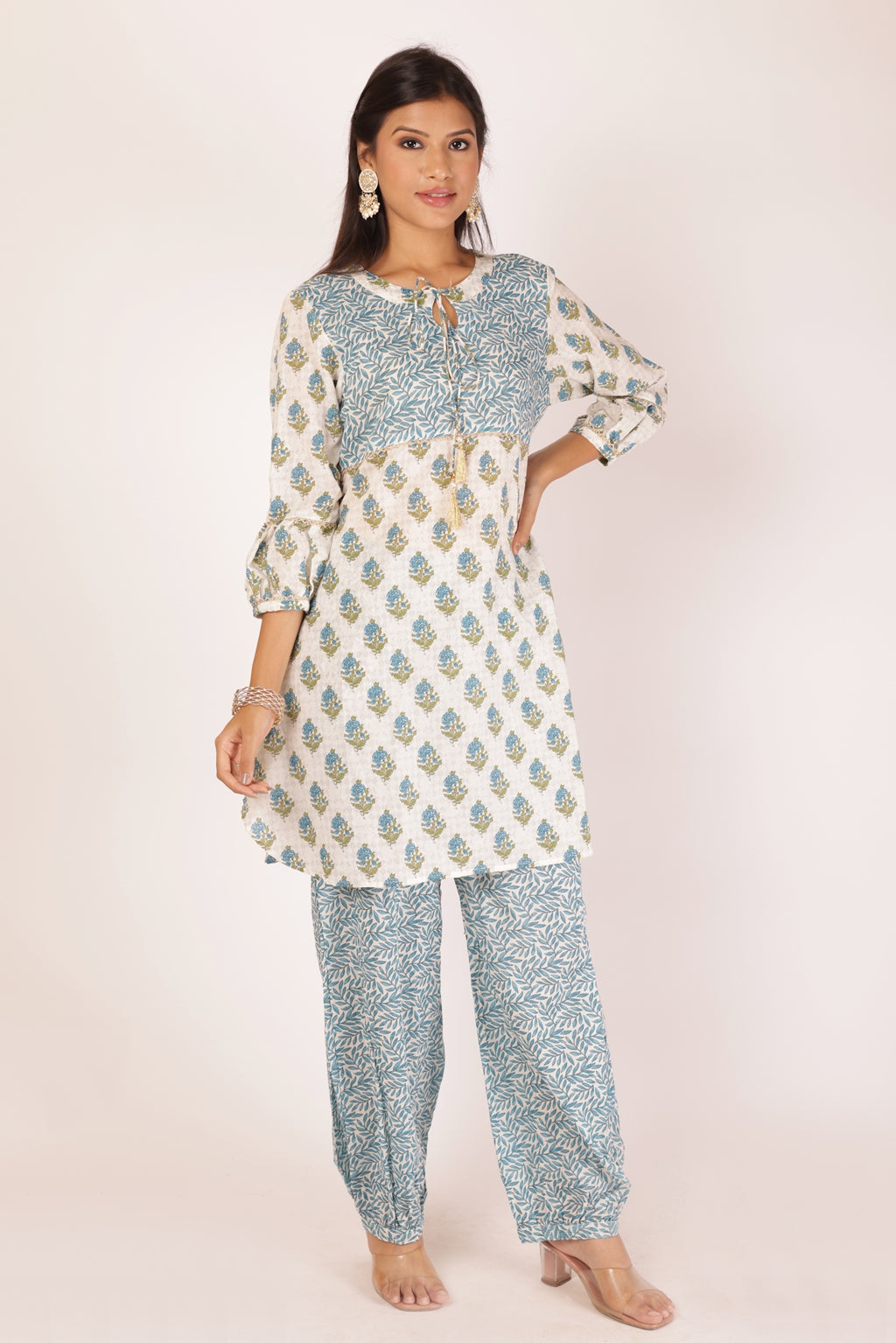 UTTARA CO-ORDS SET - BLUE