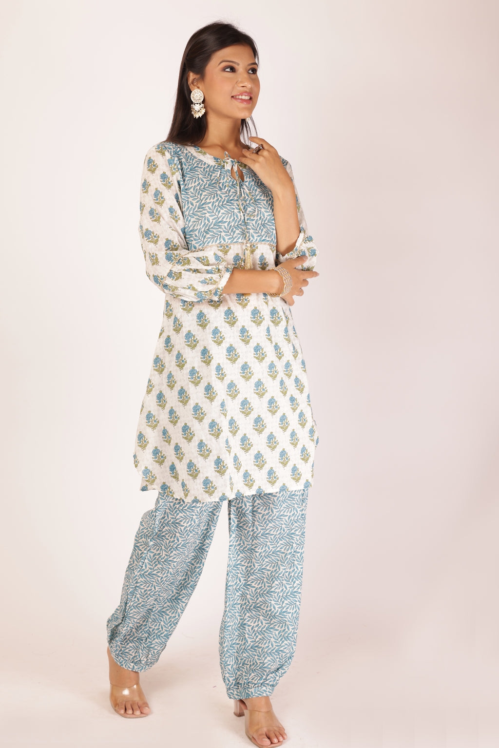 UTTARA CO-ORDS SET - BLUE