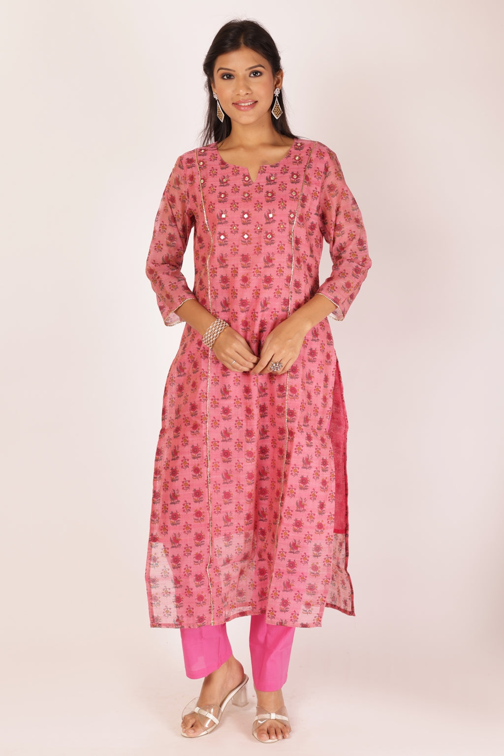 DITI KURTA SET - PINK