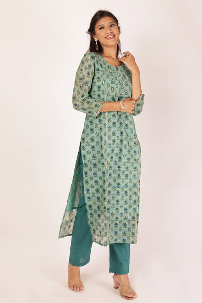 DITI KURTA SET - BLUE