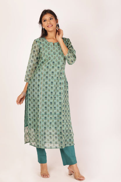 DITI KURTA SET - BLUE