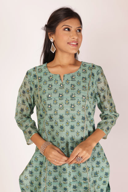 DITI KURTA SET - BLUE