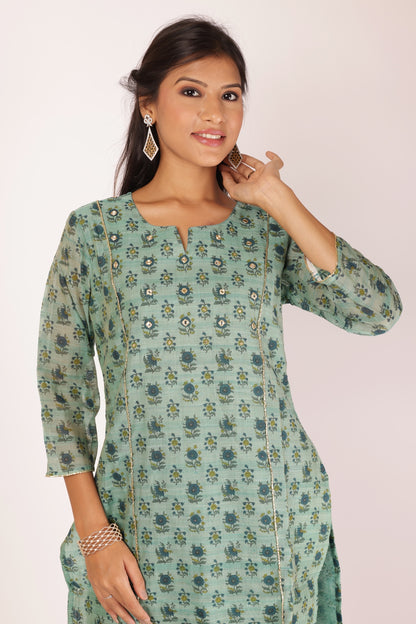 DITI KURTA SET - BLUE