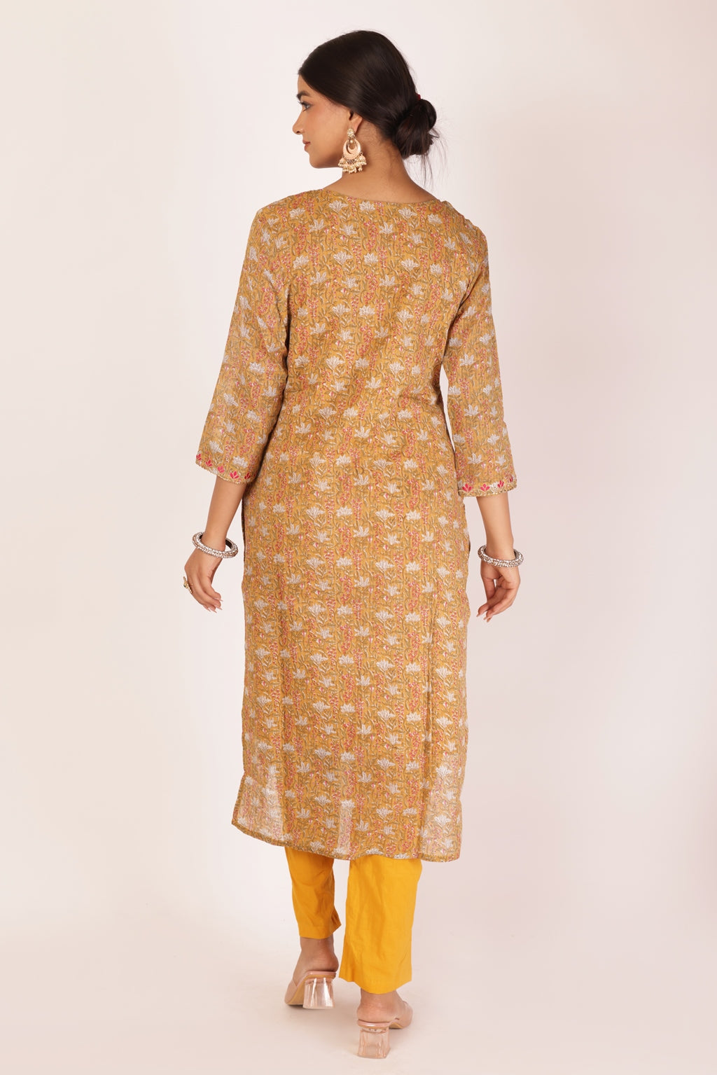 ANURADHA KURTA SET - YELLOW