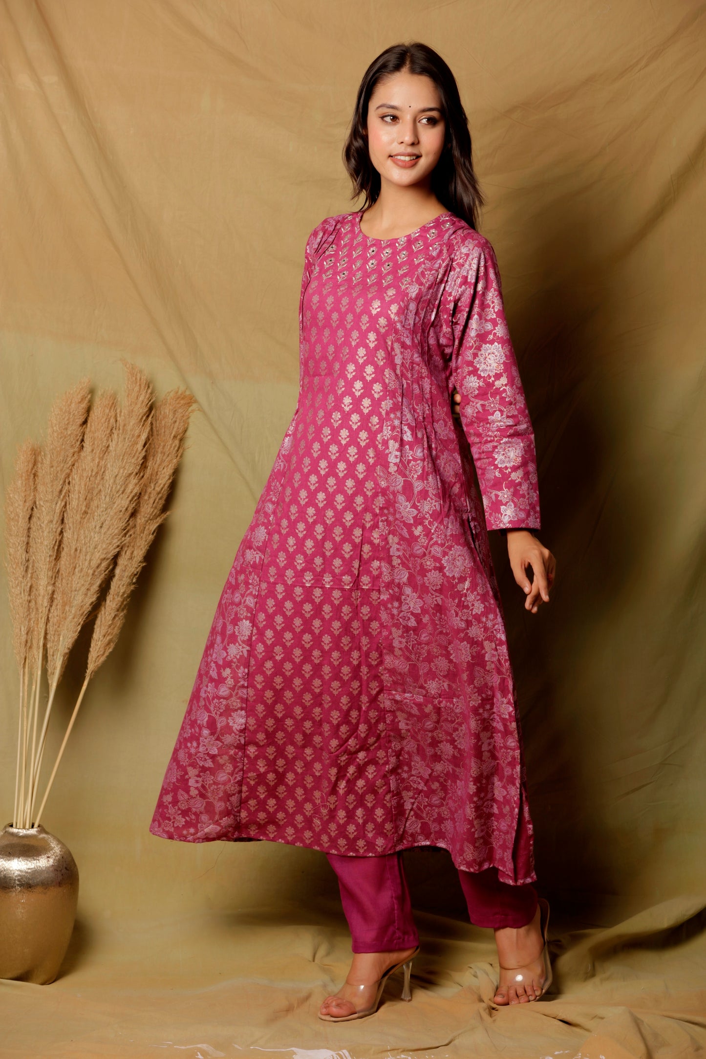 SITARA KURTA SET - PINK