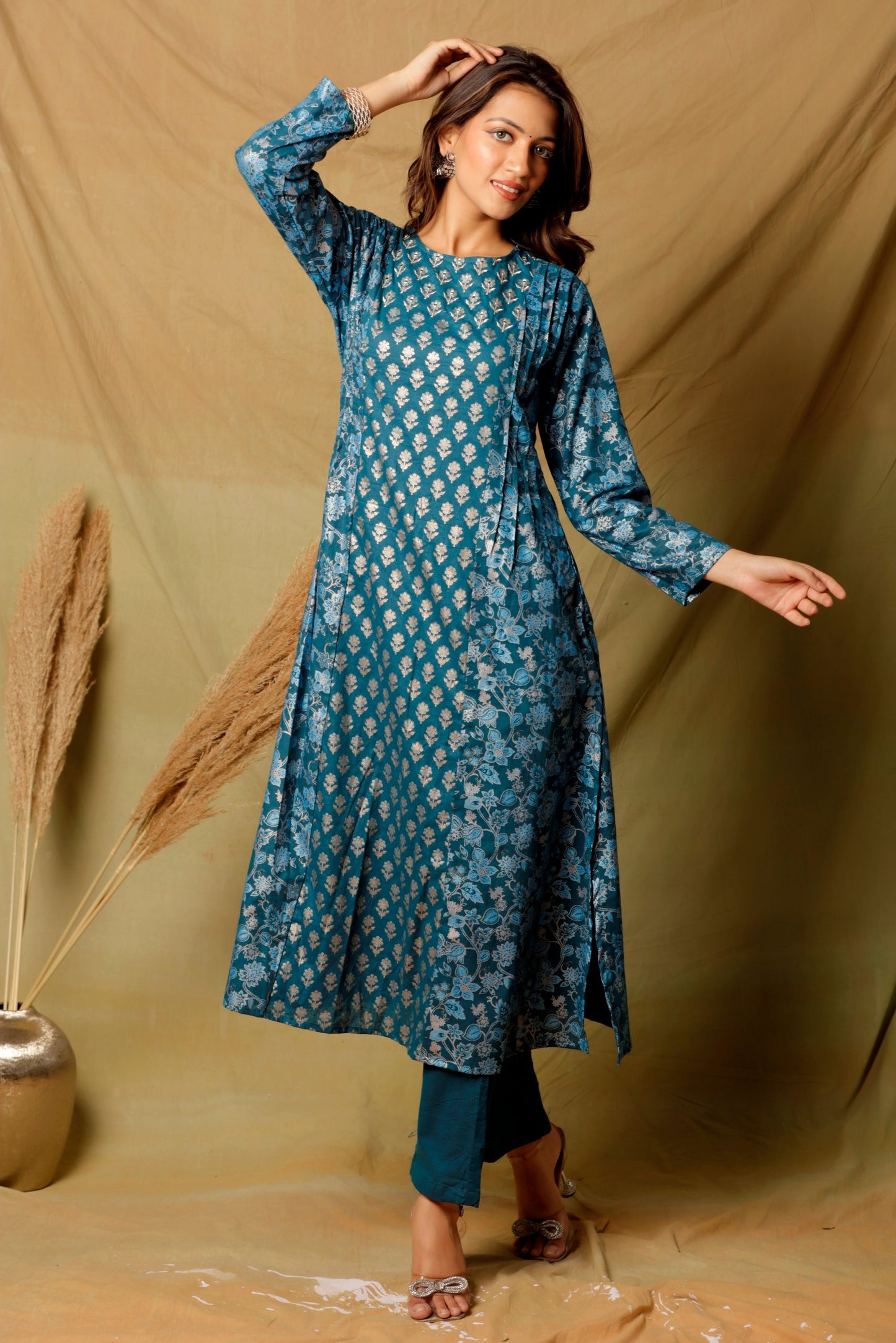 SITARA KURTA SET - BLUE