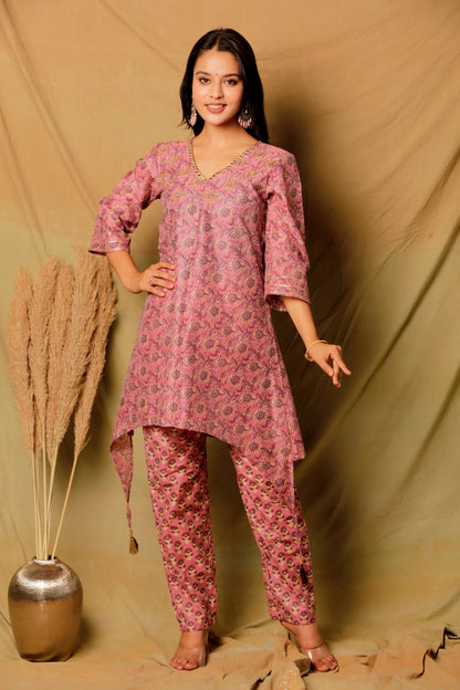 CHANDI CO-ORDS SET - PINK