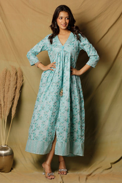 JASMINE DRESS - BLUE