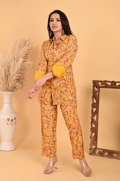 Surmaya CO-ORD set yellow