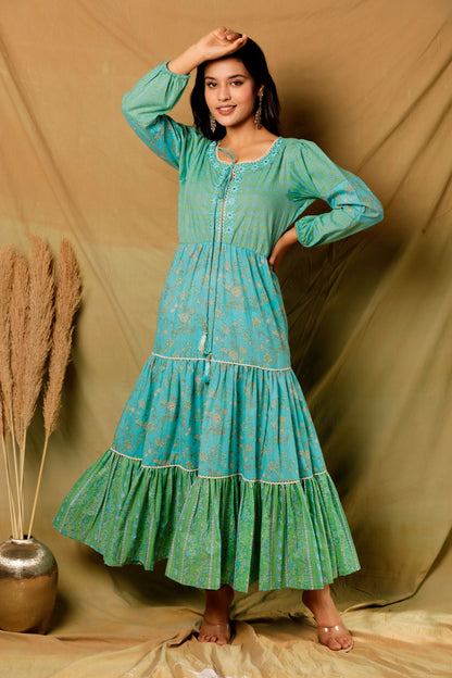 INAYAT DRESS - BLUE