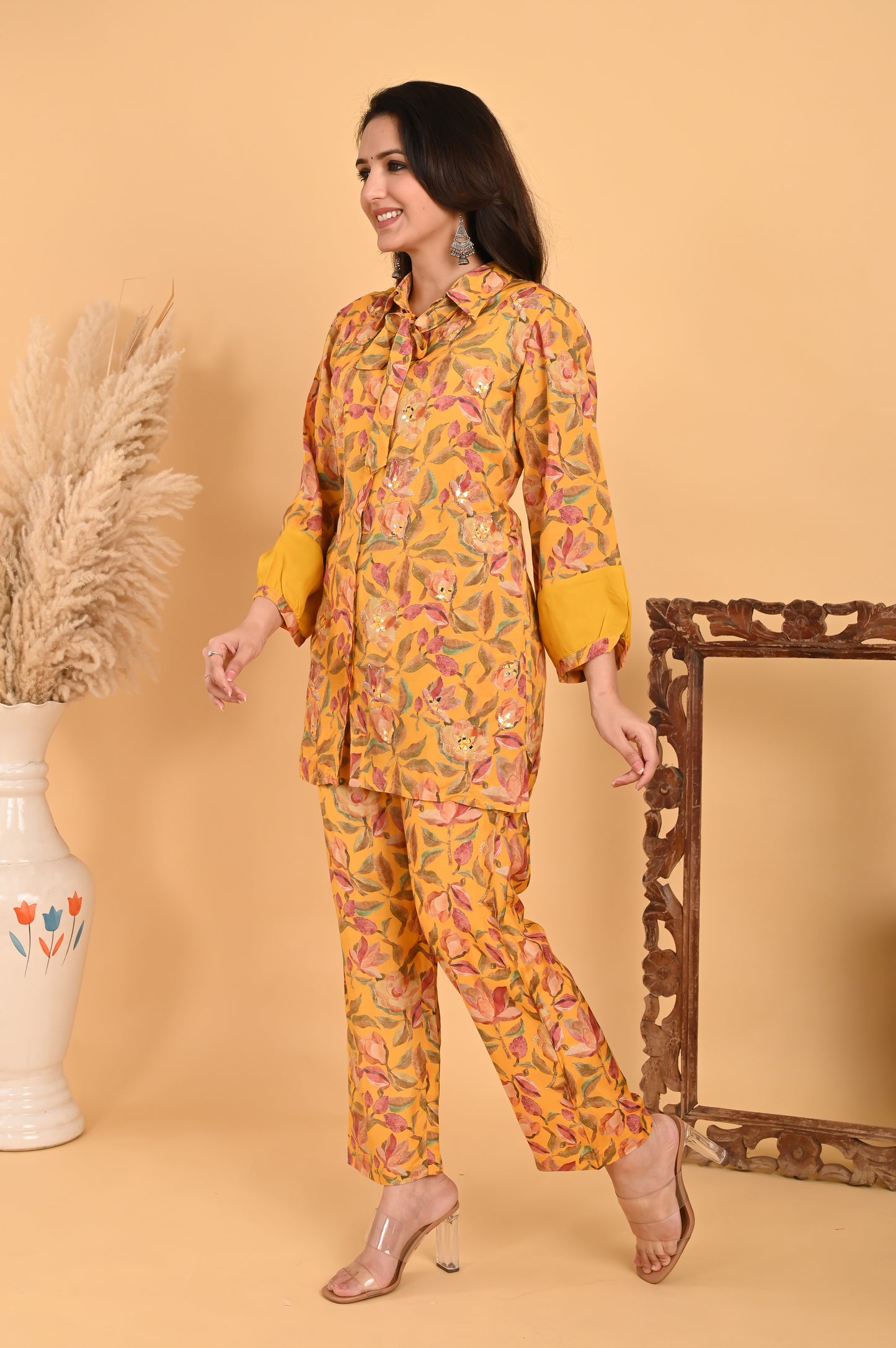 Surmaya CO-ORD set yellow