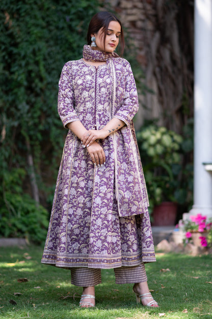 Rani KURTA SET - purple