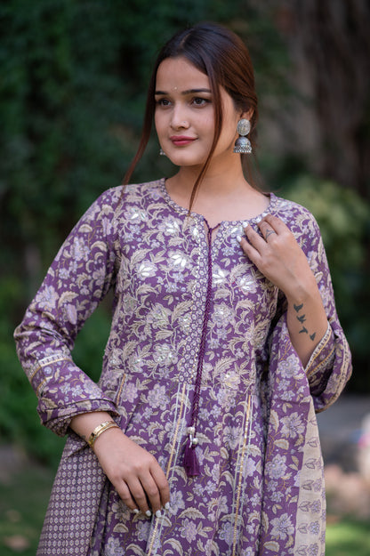 Rani KURTA SET - purple