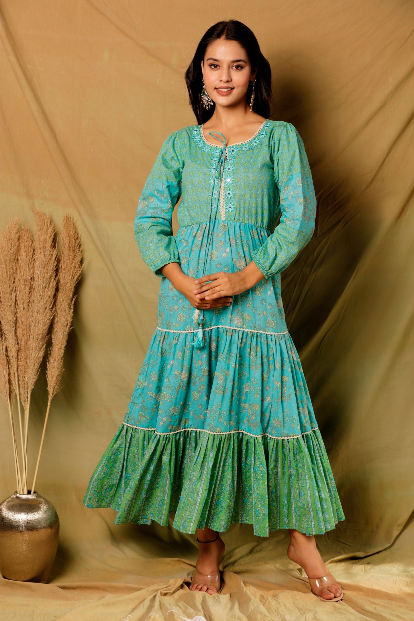 INAYAT DRESS - BLUE