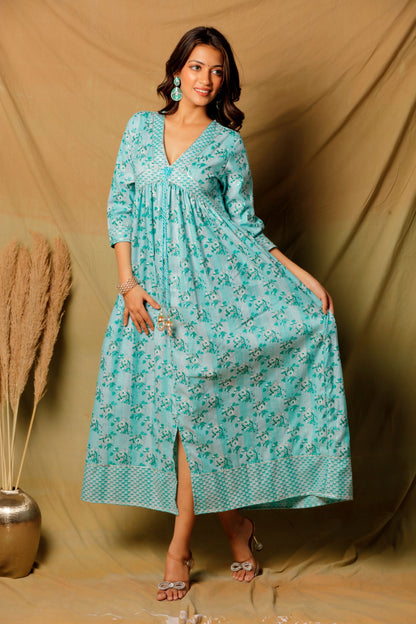 JASMINE DRESS - BLUE