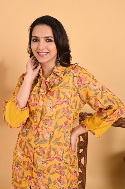 Surmaya CO-ORD set yellow