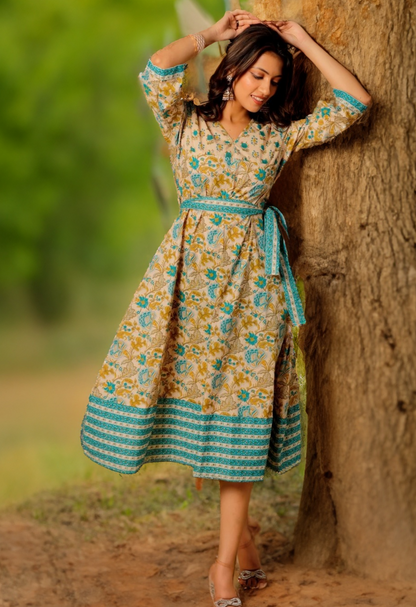 LILY DRESS - BLUE