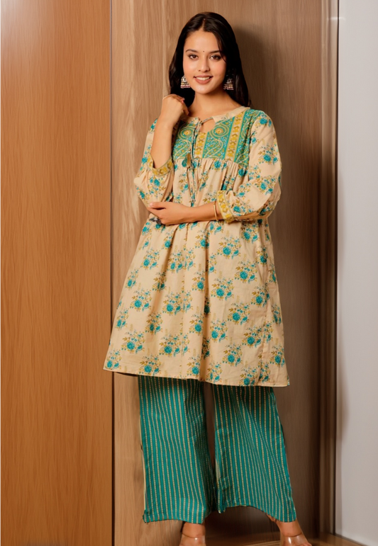 Tulip Blue Co-ord Set