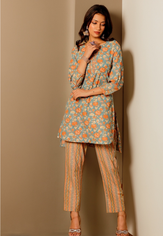 Iris Green Co-ord Set