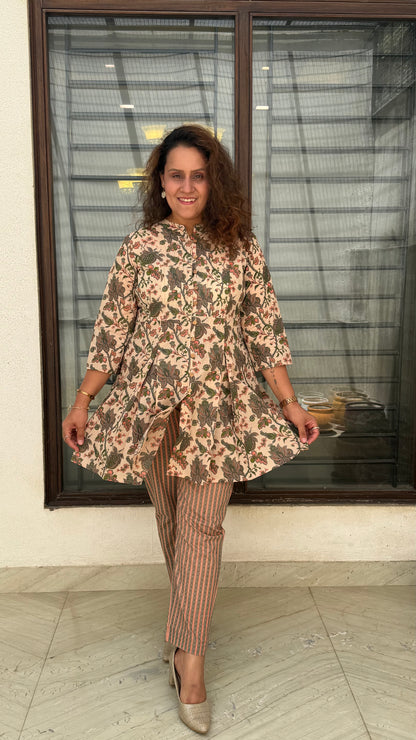 Maati - earthy floral printed co-ord set