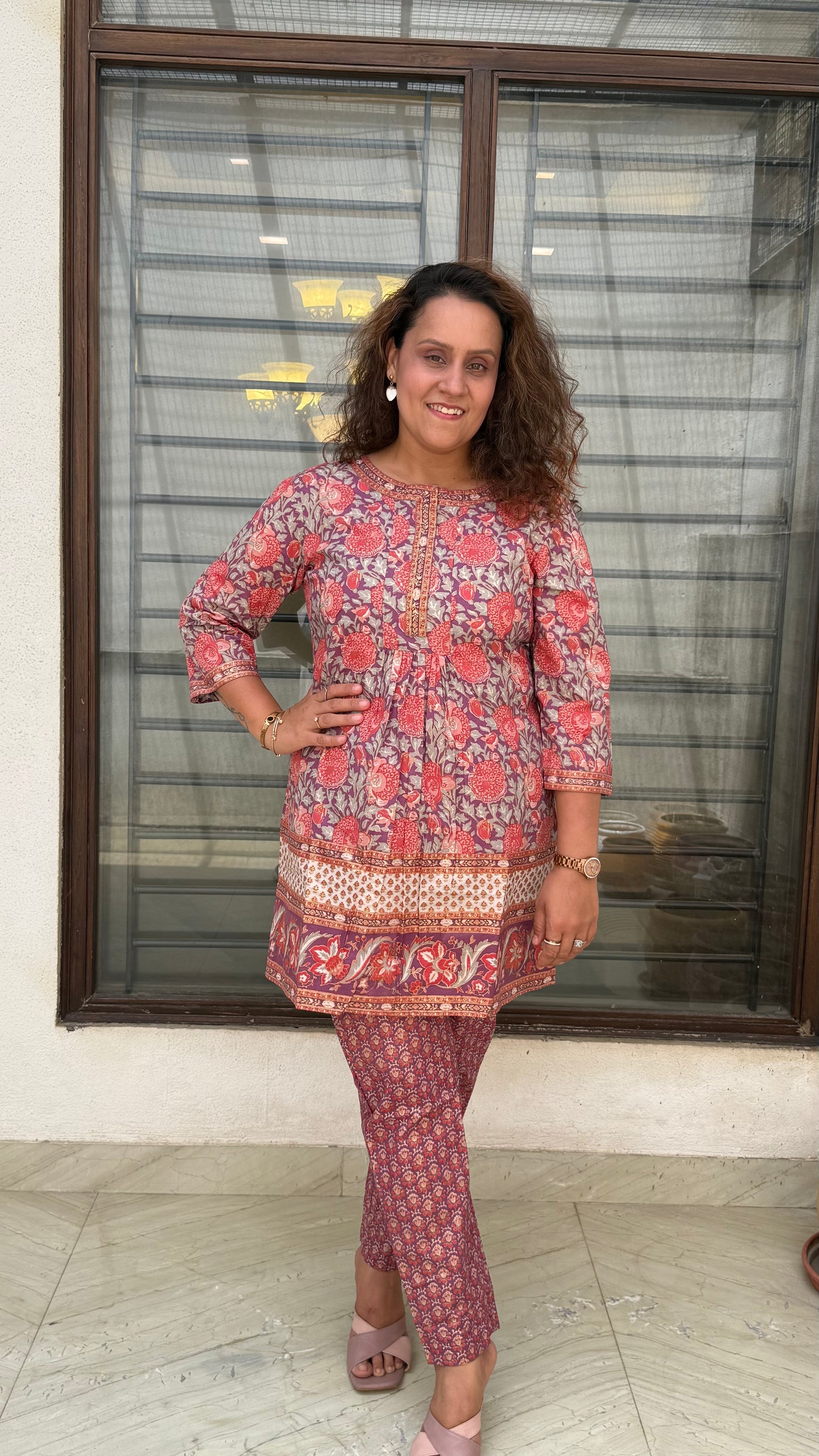 Shayarana - A vibrant pink co-ord set
