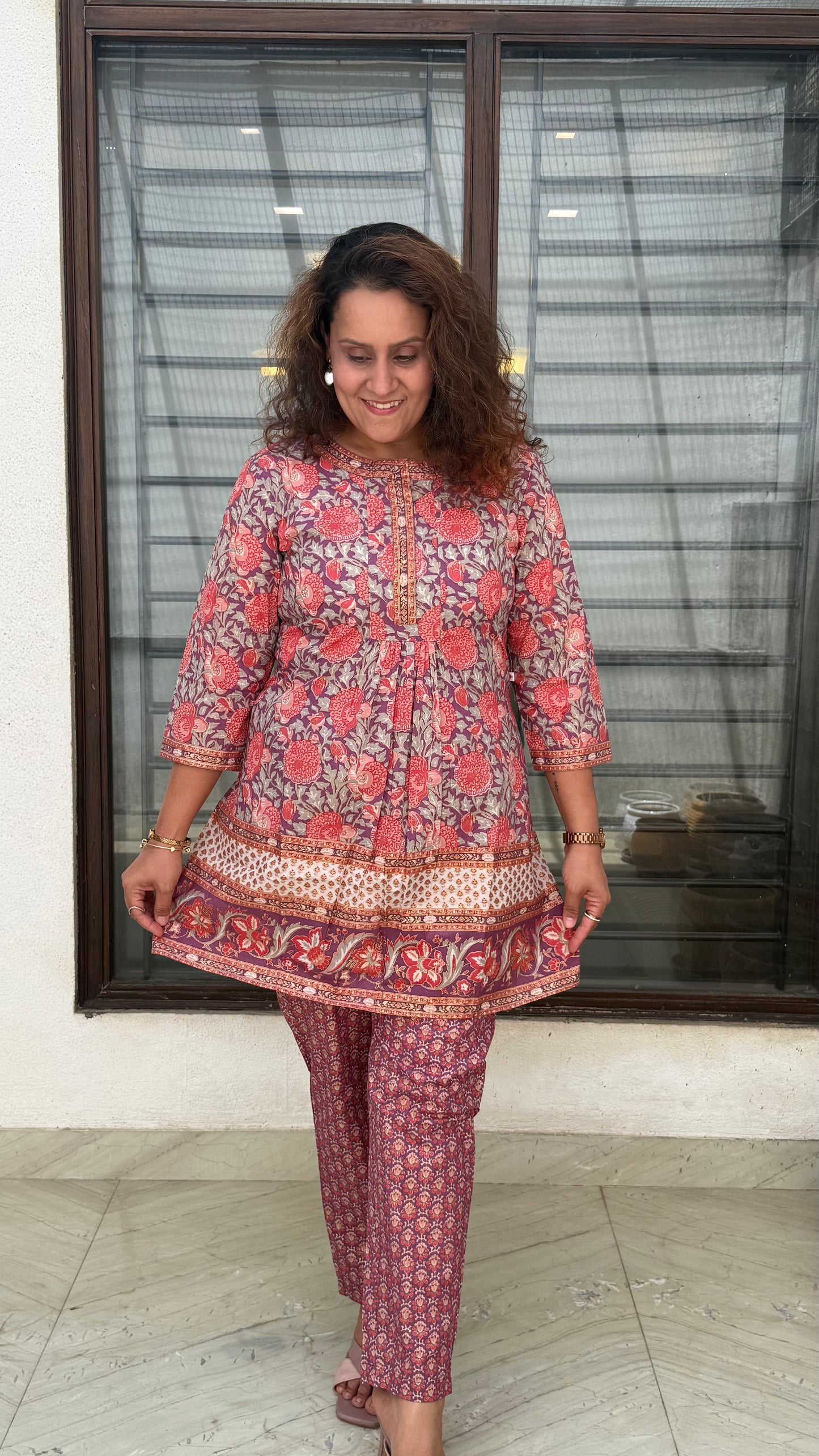 Shayarana - A vibrant pink co-ord set