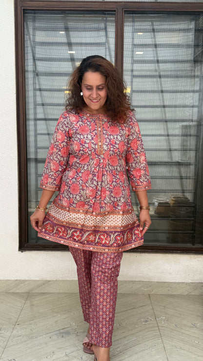 Shayarana - A vibrant pink co-ord set